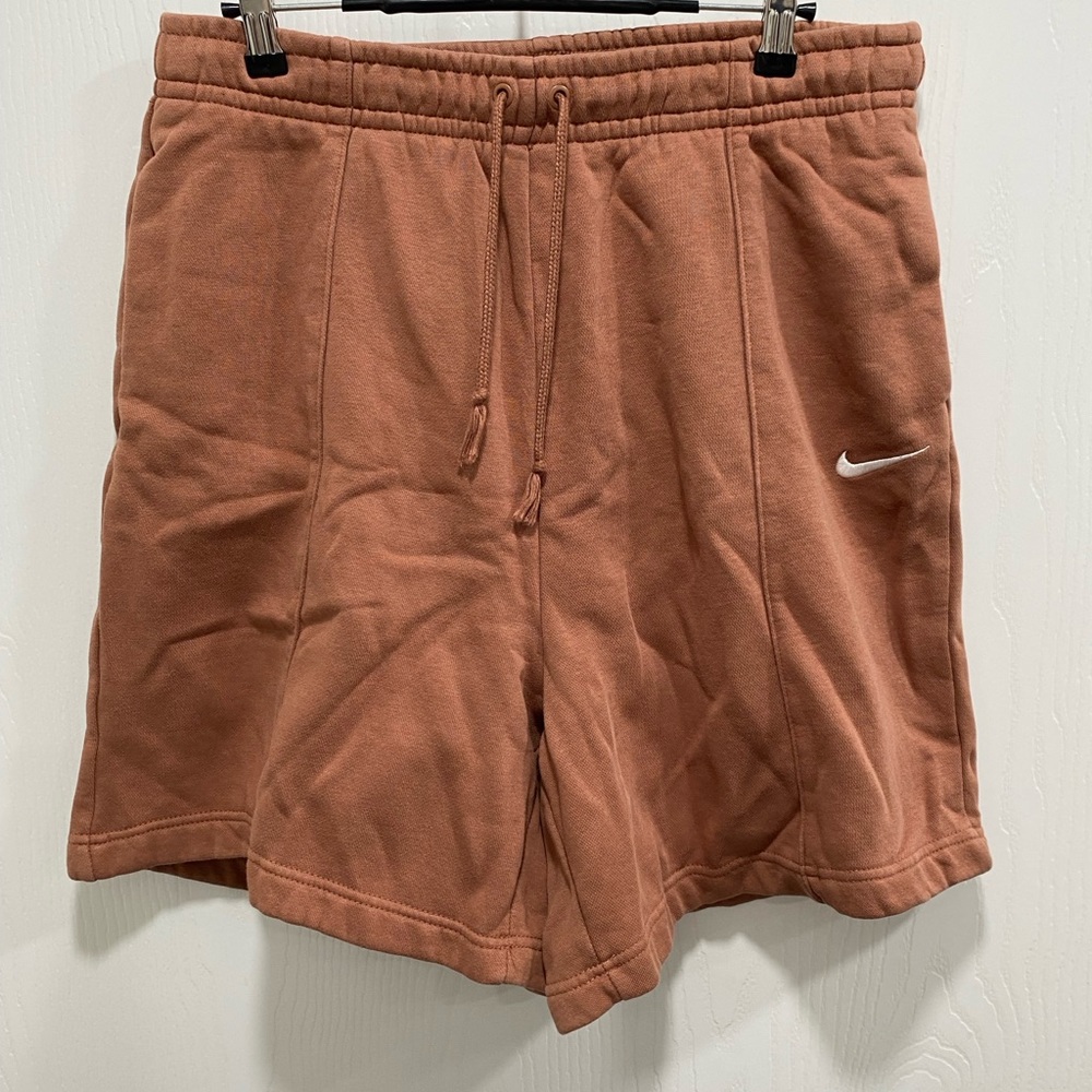Terracotta Nike Sweat Shorts